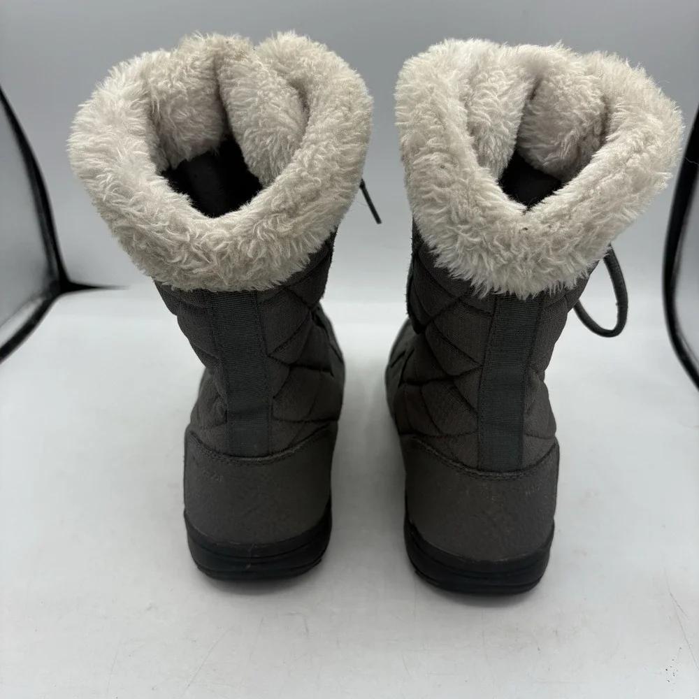 Columbia Boots Womens Size 6 Ice Maiden II Waterproof Insulated Winter Snow Gray